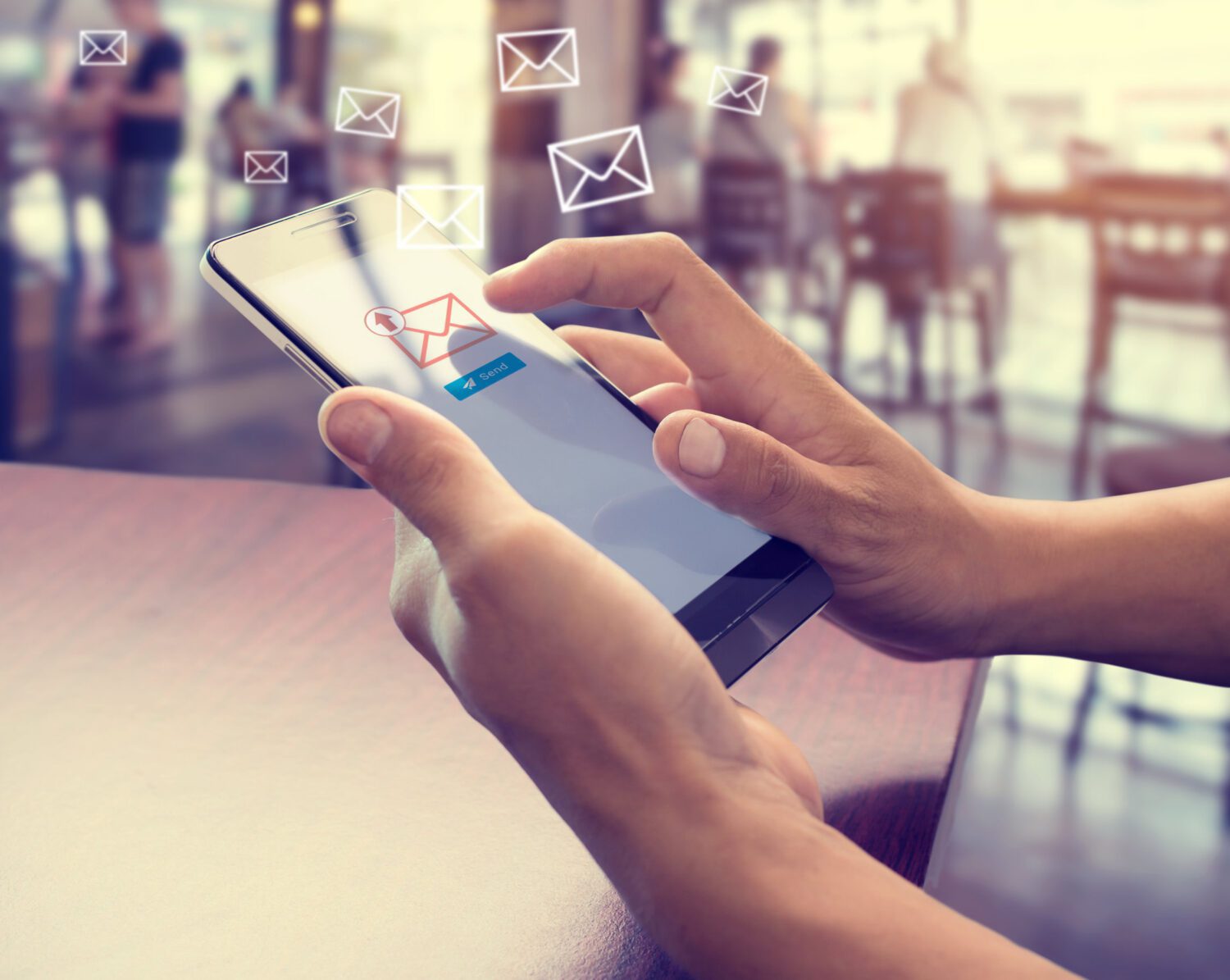 Email marketing concept.